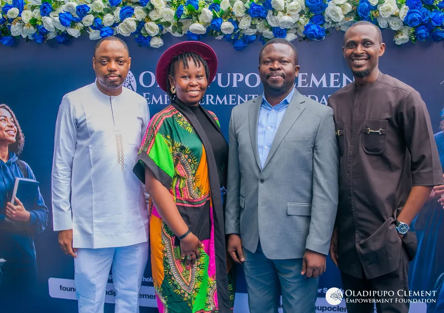 Guests with the founder at the OCEF Rebirth